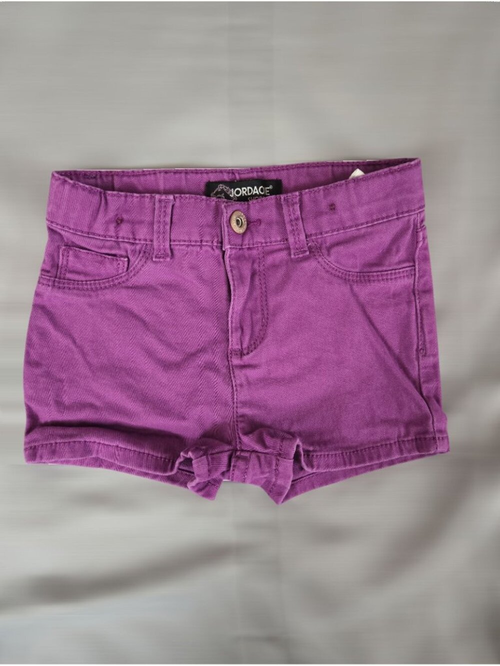 Toddler Girls Jordache Purple Shorts Size 3T - Adjustable Waist